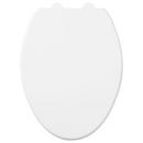 Signature Hardware White Easy Clean Elongated Closed Front Toilet Seat 