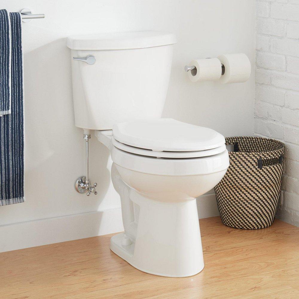 Signature Hardware White 1.28 gpf Toilet Tank with 10 in. Rough-In 