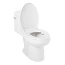 Signature Hardware White 1.28 gpf Elongated One Piece Toilet with Seat 