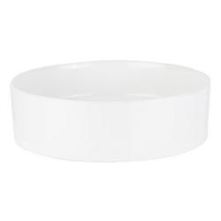 8-1/2 in. Drop-in or Vessel Mount Round Vitreous China Bathroom Sink in White