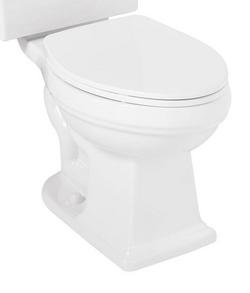 Elongated Toilet Bowl in White