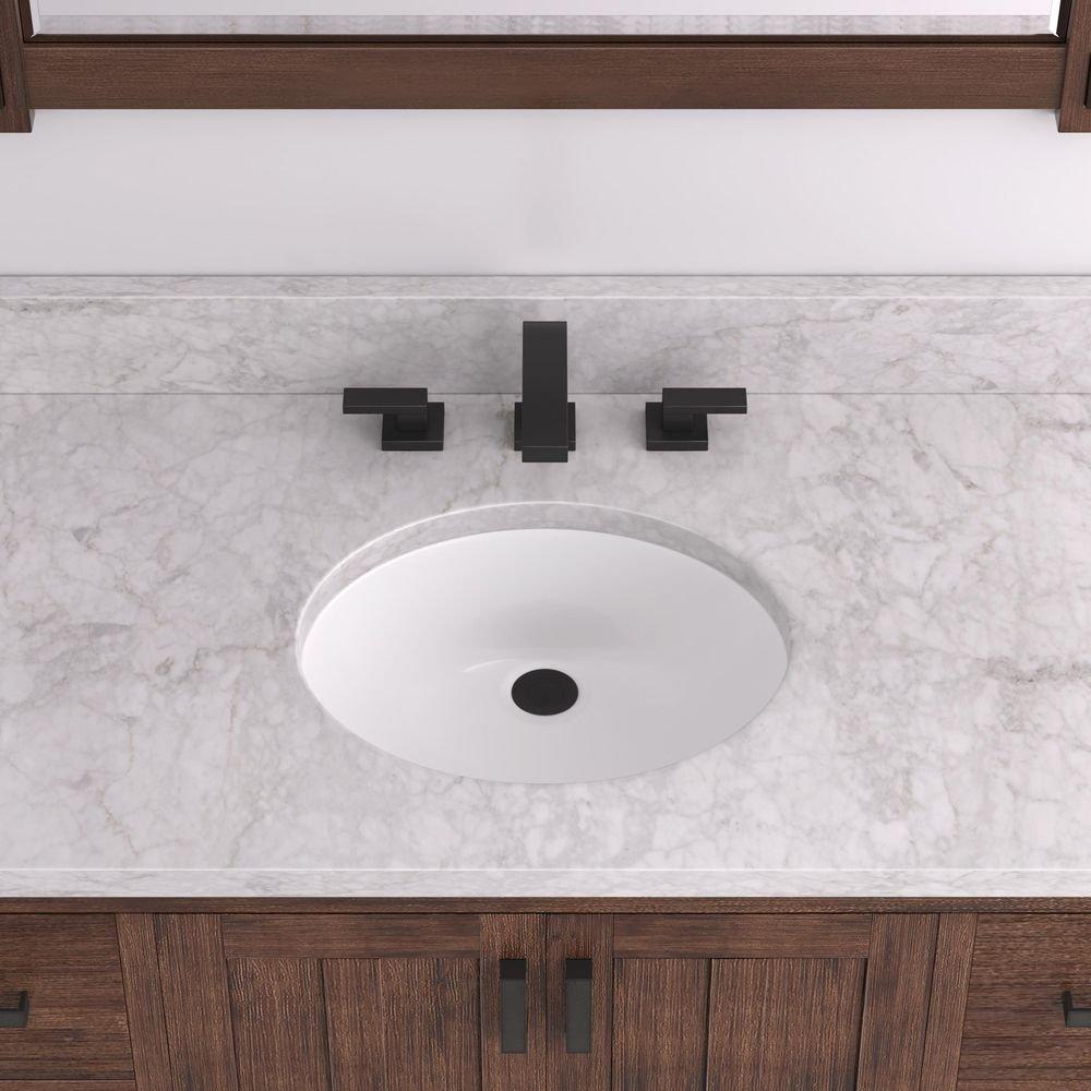 Signature Hardware White Undermount Bathroom Sink 