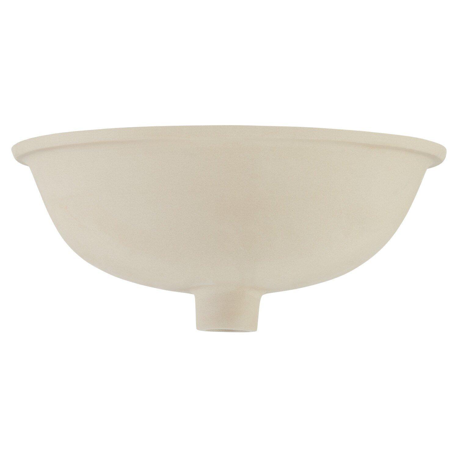 Signature Hardware White Undermount Bathroom Sink 