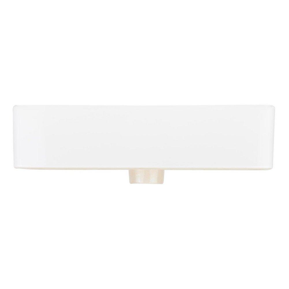 Signature Hardware White Vessel Bathroom Sink 