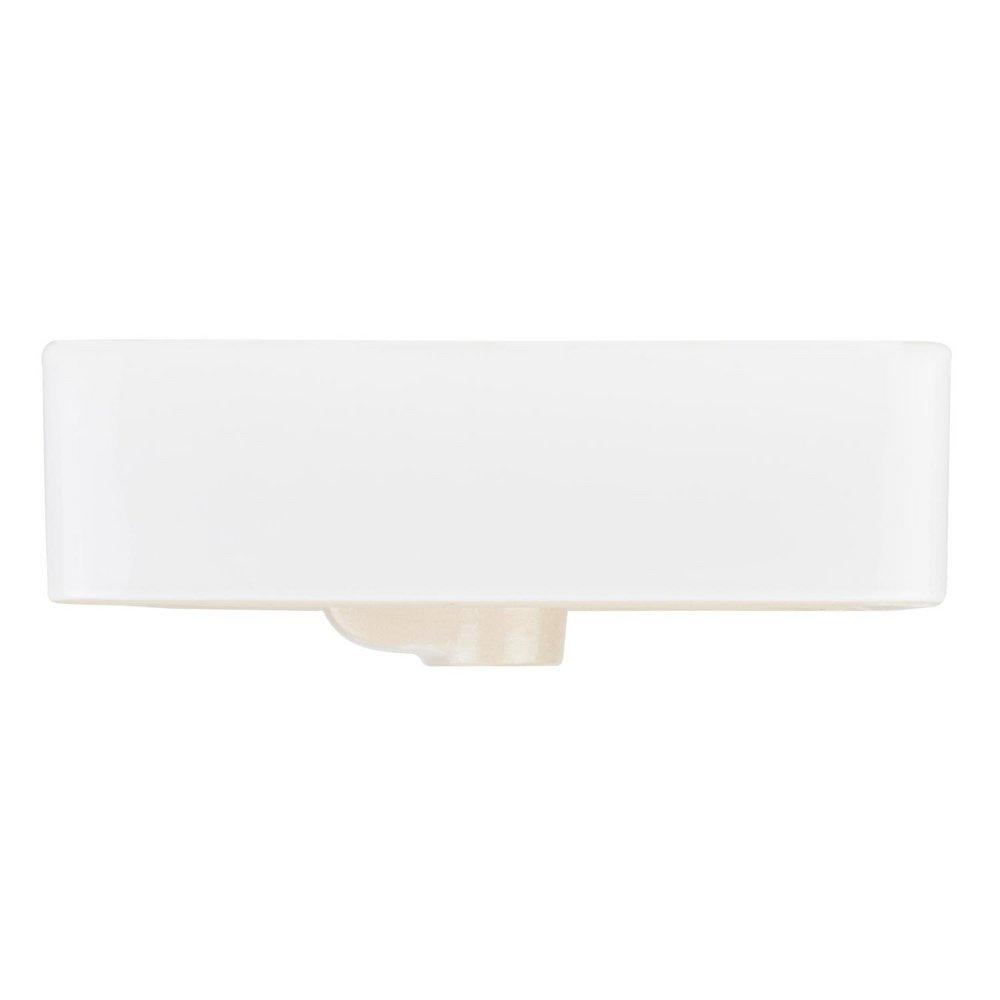 Signature Hardware White Vessel Bathroom Sink 