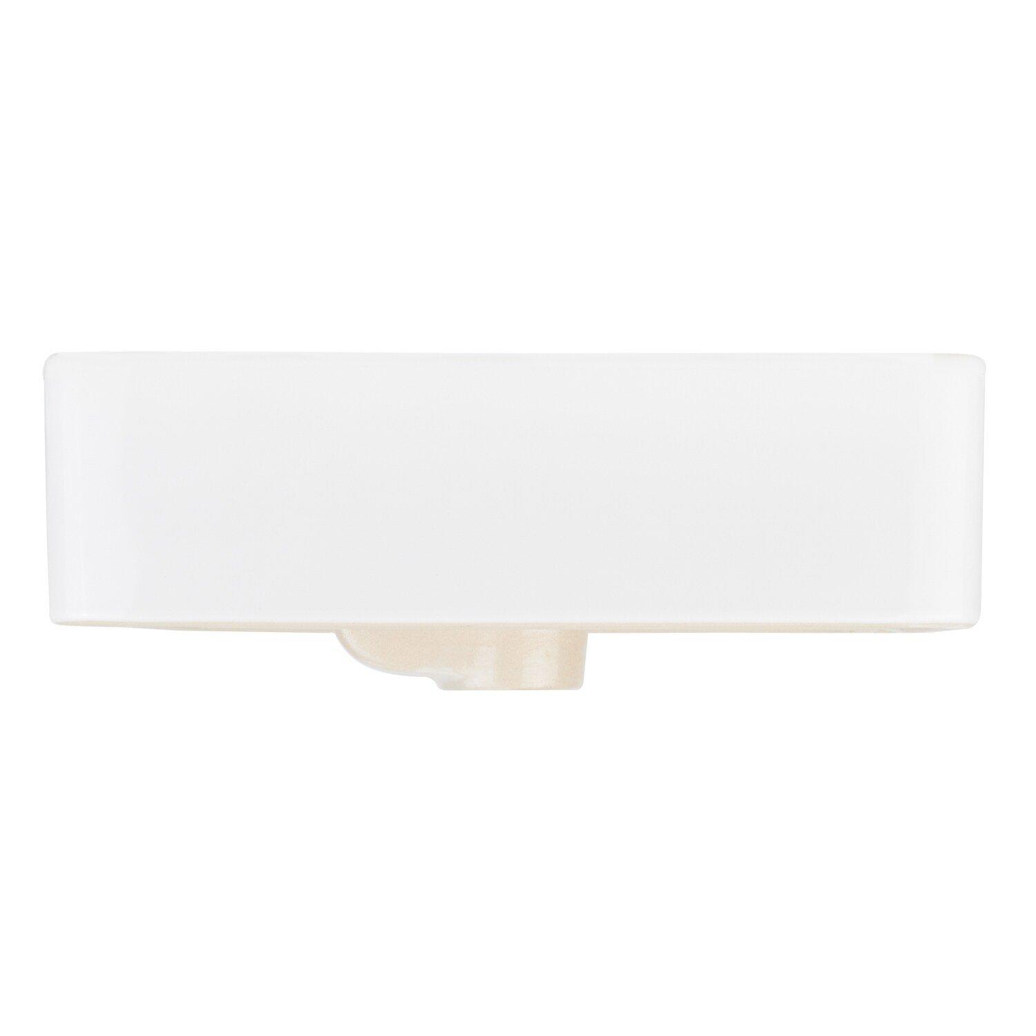 Signature Hardware White Vessel Bathroom Sink 
