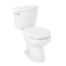 Signature Hardware White Round Toilet Bowl with Seat 