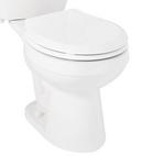 Signature Hardware White Round Toilet Bowl with Seat 