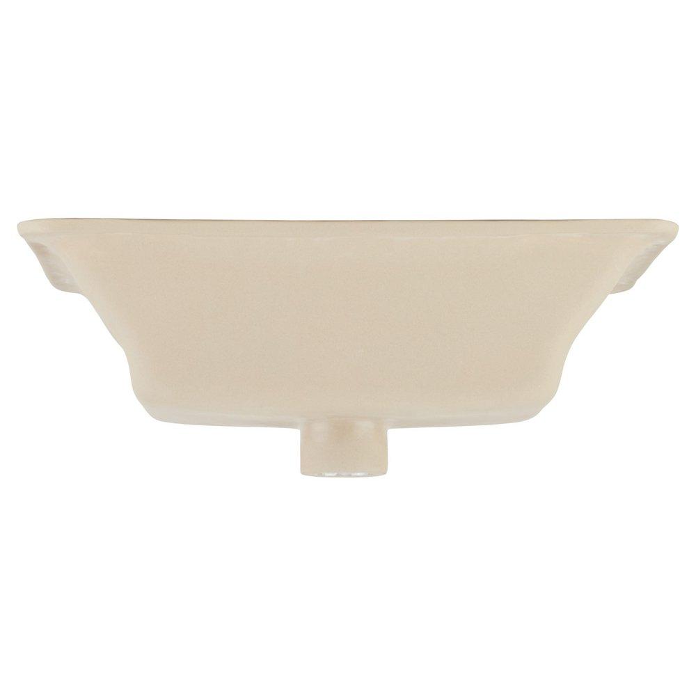 Signature Hardware White 21 in. Rectangular Undermount Basin 