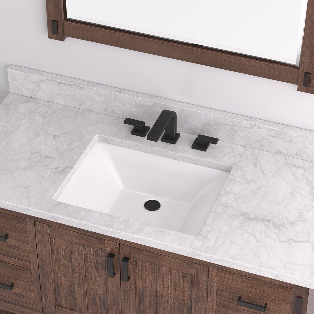 Signature Hardware White 21 in. Rectangular Undermount Basin 