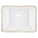 Signature Hardware White 21 in. Rectangular Undermount Basin 