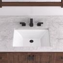 Signature Hardware White 21 in. Rectangular Undermount Basin 