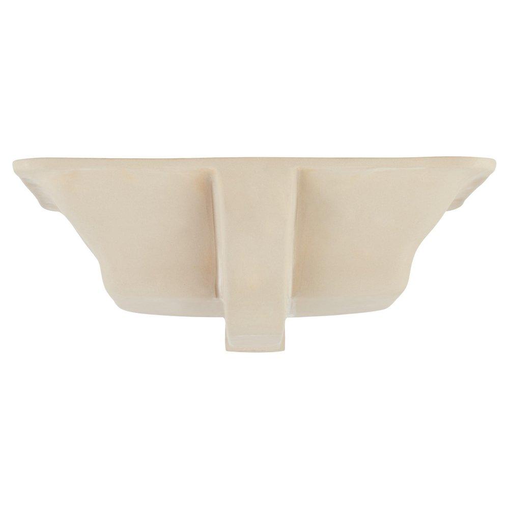 Signature Hardware White 21 in. Rectangular Undermount Basin 