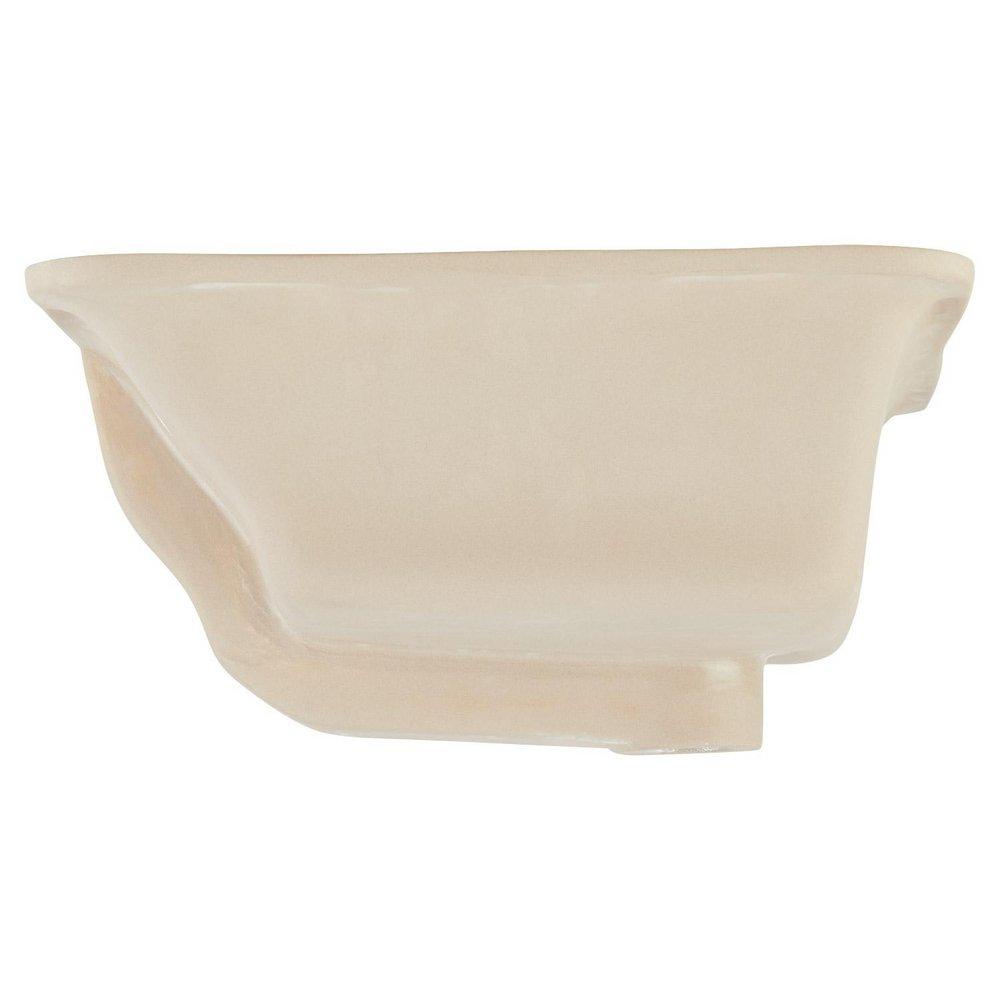 Signature Hardware White 21 in. Rectangular Undermount Basin 