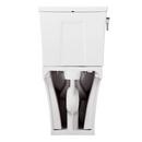 Signature Hardware White 1.28 gpf Elongated Floor Mount Toilet Bowl with Seat 