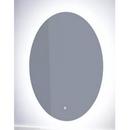 23-5/8 in. Oval Lighted Mirror with Tunable LED in Silver
