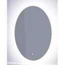 Signature Hardware Silver Oval Lighted Mirror with Tunable LED in Silver 