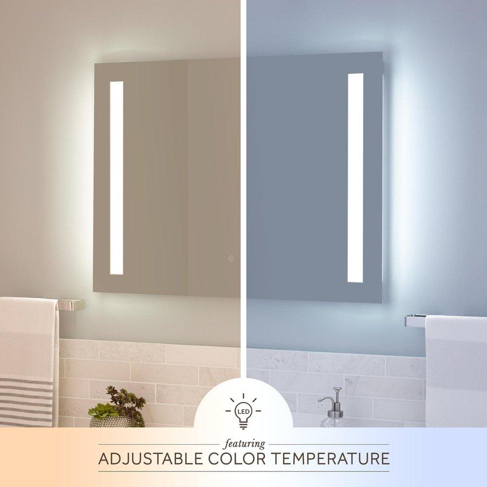 Signature Hardware 32 in. LED Mirror with Touch Sensor 