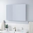 Signature Hardware Silver Rectangular Lighted Mirror with Tunable LED in Silver 