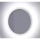 24-1/2 x 24-1/2 in. Round Frameless Lighted Mirror with Touch Sensor