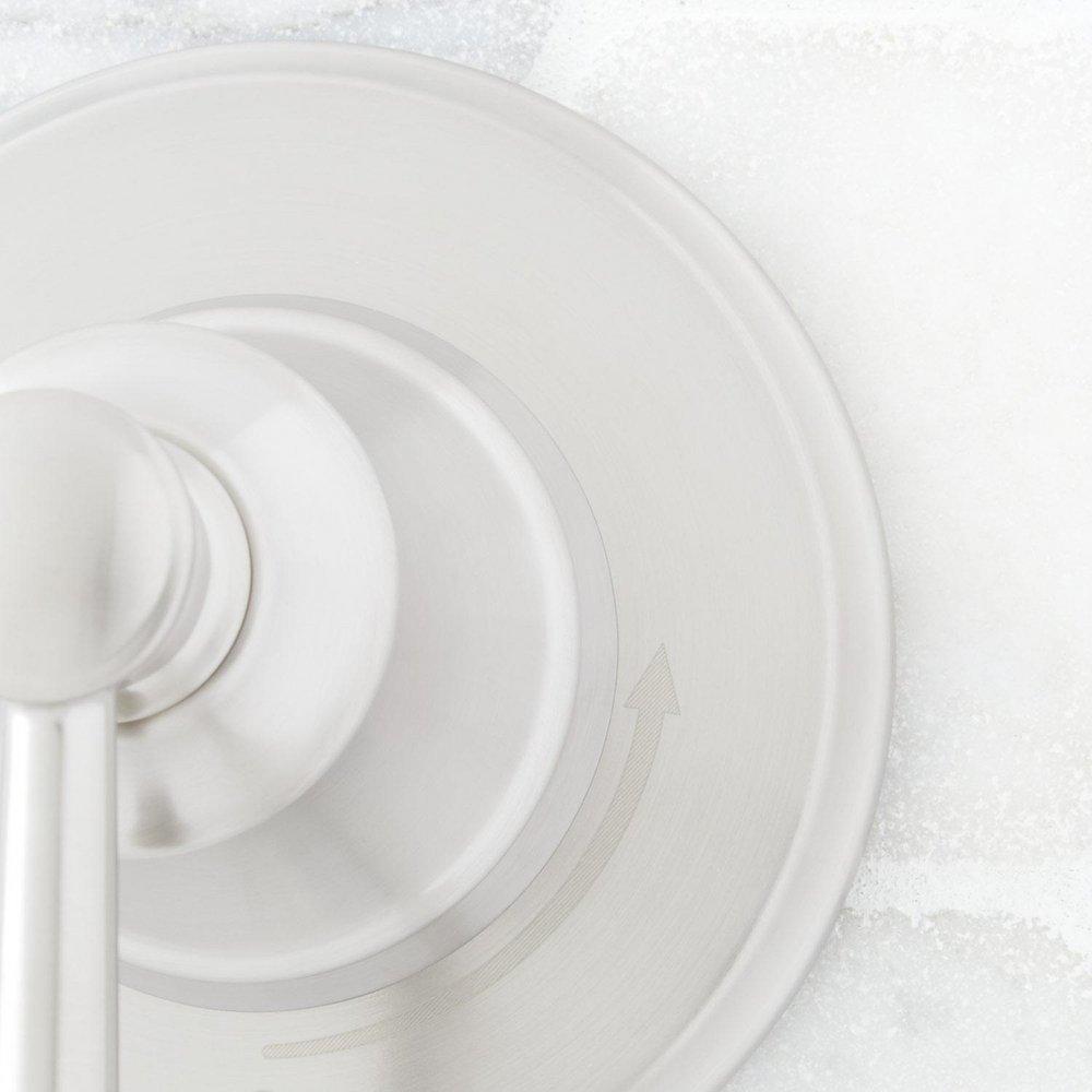 Signature Hardware Brushed Nickel Single Handle Bathtub & Shower Faucet (Trim Only) 