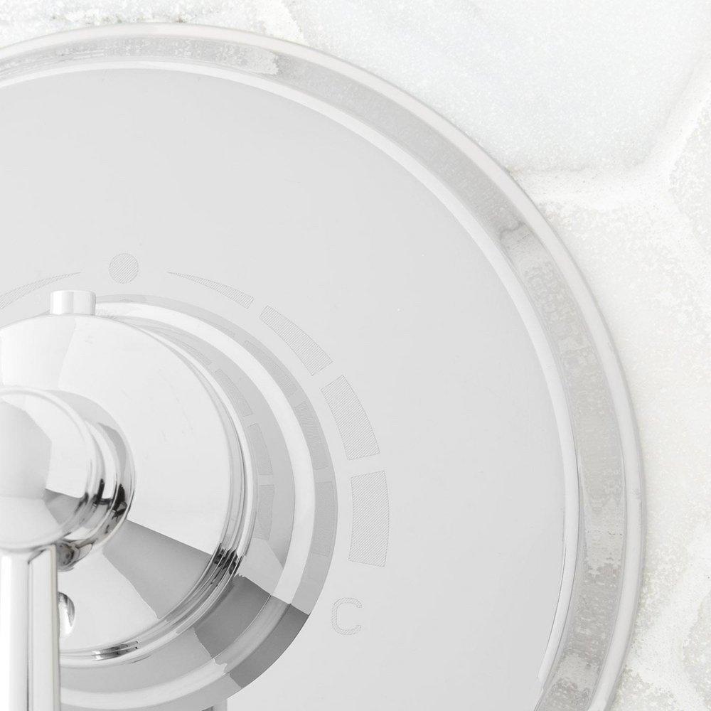 Signature Hardware Chrome Single Handle Bathtub & Shower Faucet (Trim Only) 