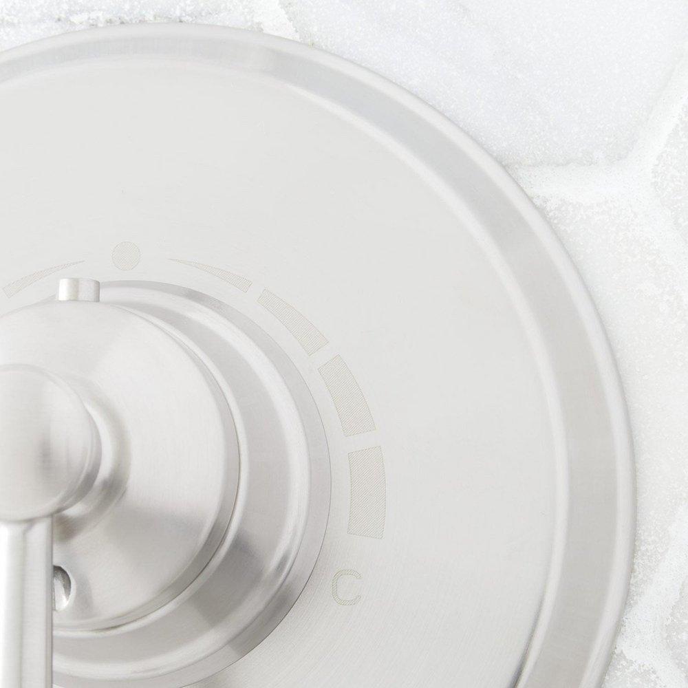 Signature Hardware Brushed Nickel Single Handle Bathtub & Shower Faucet (Trim Only) 