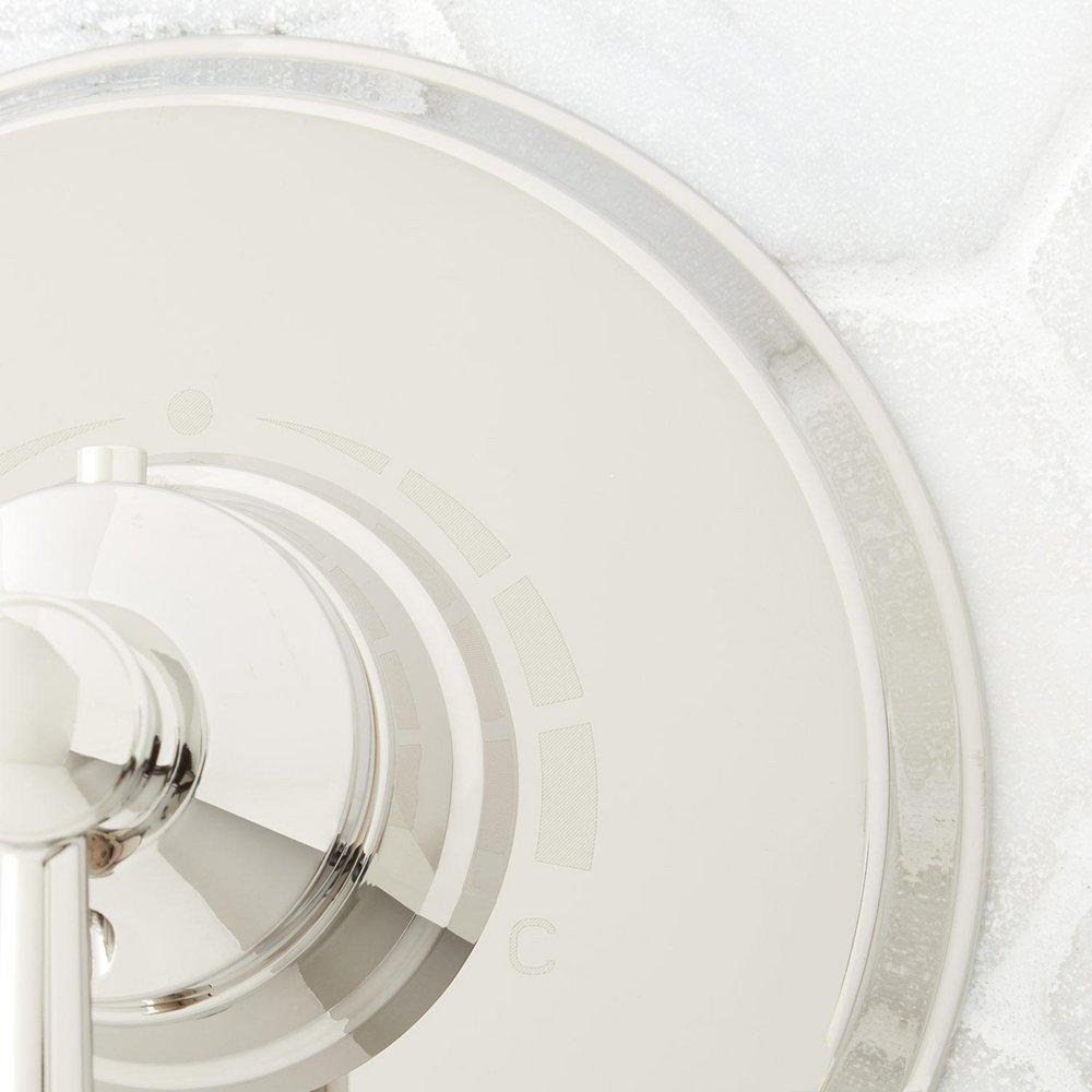 Signature Hardware Polished Nickel Single Handle Bathtub & Shower Faucet (Trim Only) 