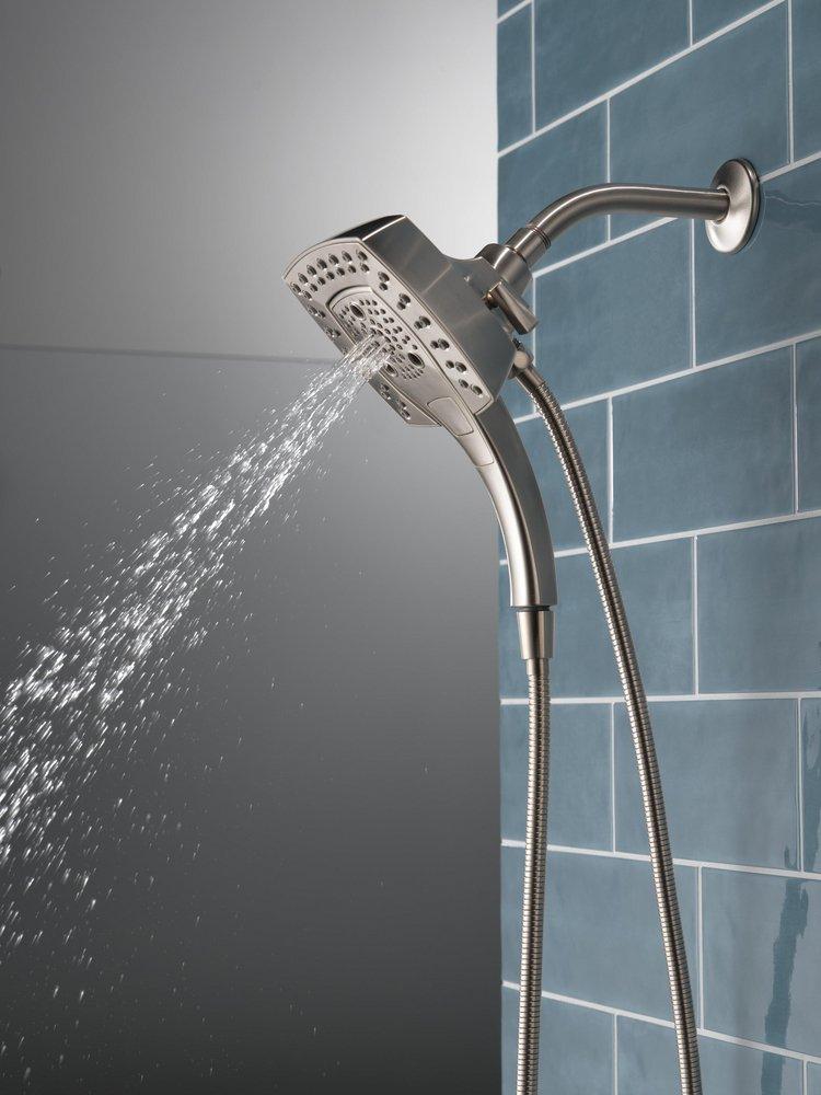 Delta Faucet Brilliance Stainless Multi Function Hand Shower 