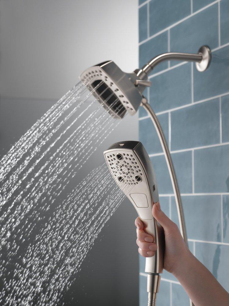 Delta Faucet Brilliance Stainless Multi Function Hand Shower 