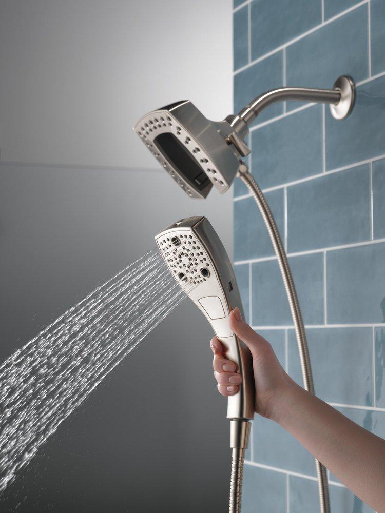 Delta Faucet Brilliance Stainless Multi Function Hand Shower 