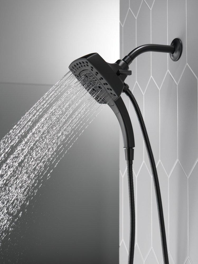 Delta Faucet Matte Black Multi Function Hand Shower 
