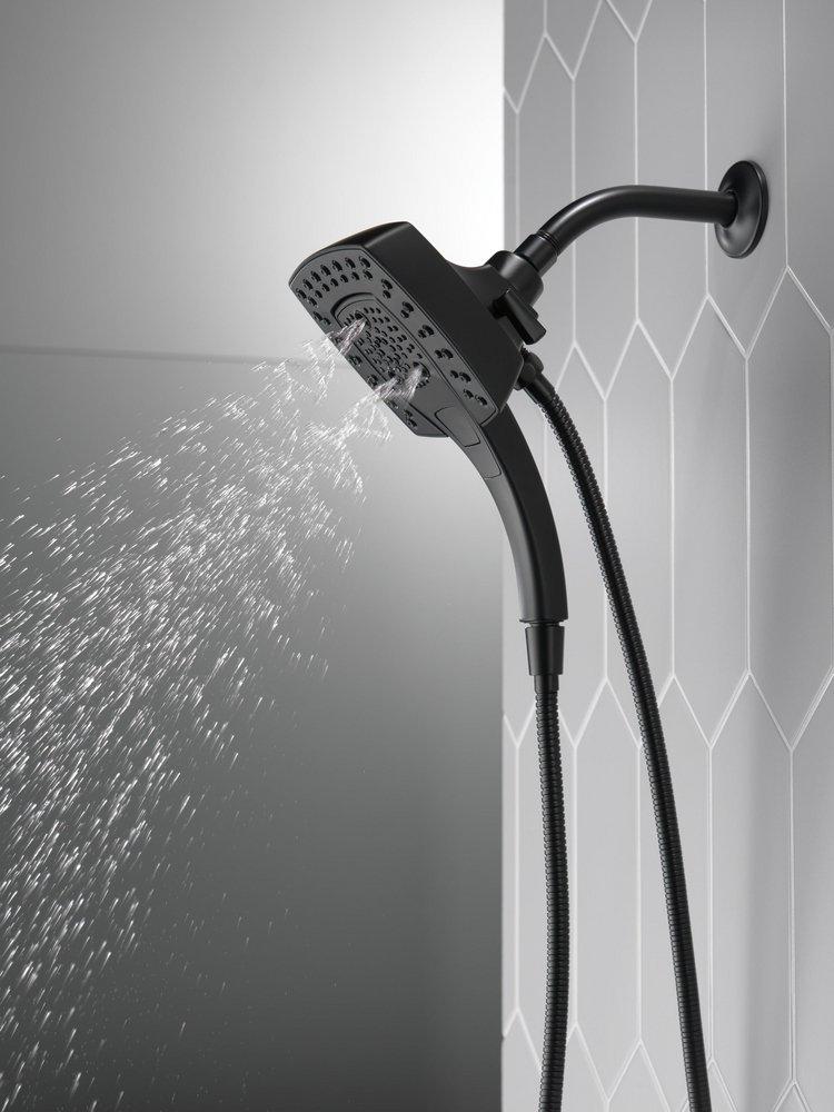 Delta Faucet Matte Black Multi Function Hand Shower 