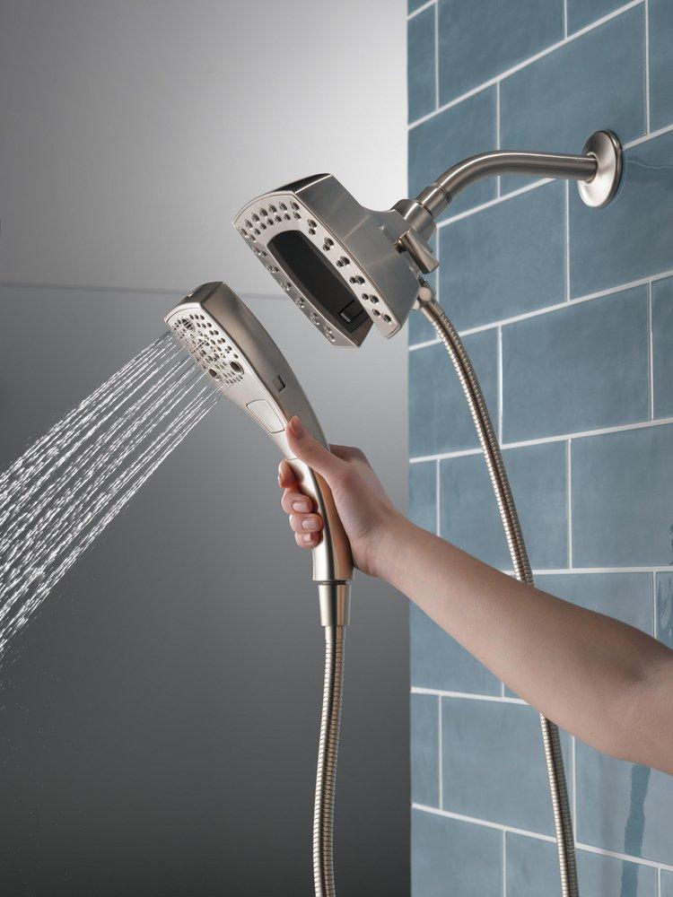 Delta Faucet Brilliance Stainless Multi Function Hand Shower 