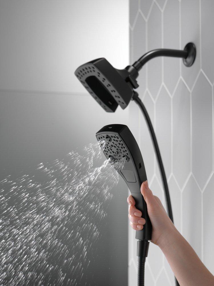 Delta Faucet Matte Black Multi Function Hand Shower 