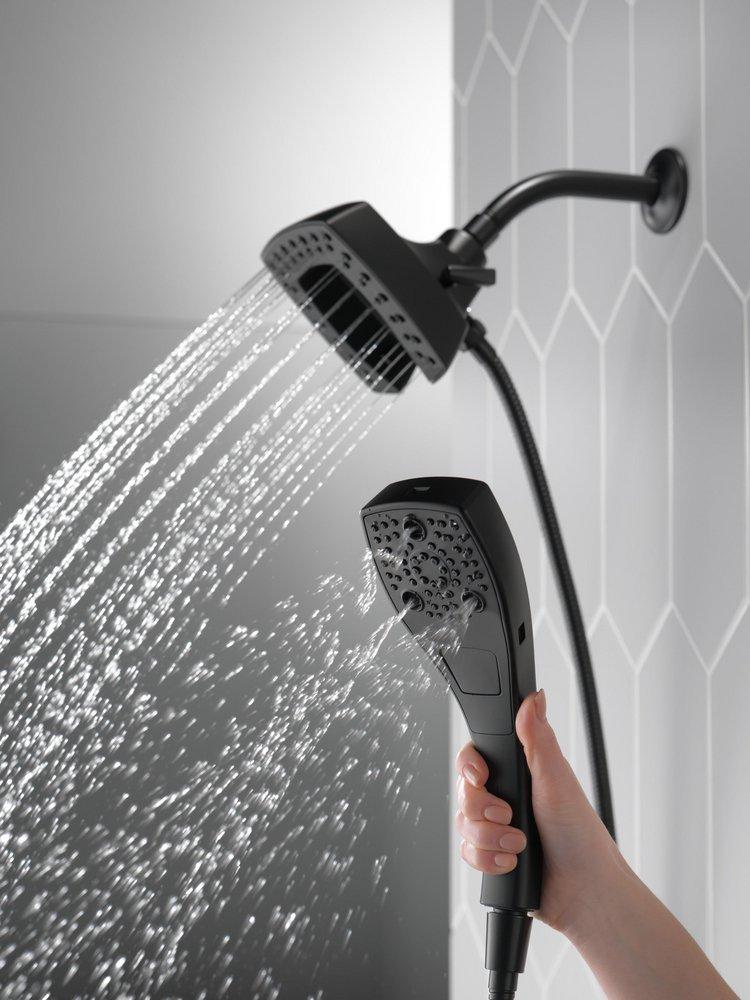 Delta Faucet Matte Black Multi Function Hand Shower 