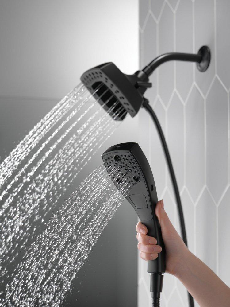 Delta Faucet Matte Black Multi Function Hand Shower 