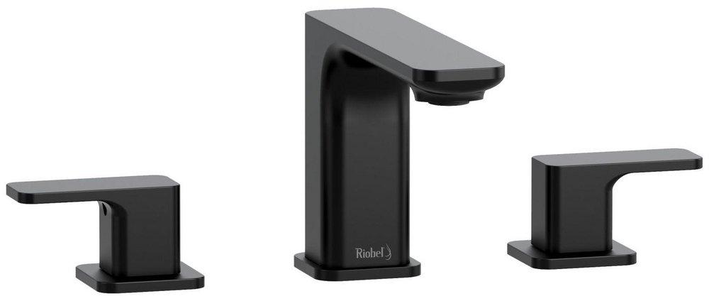 Riobel Black CCY LF 1.5 2HDL W/SPRD LAV FCT BLAC 