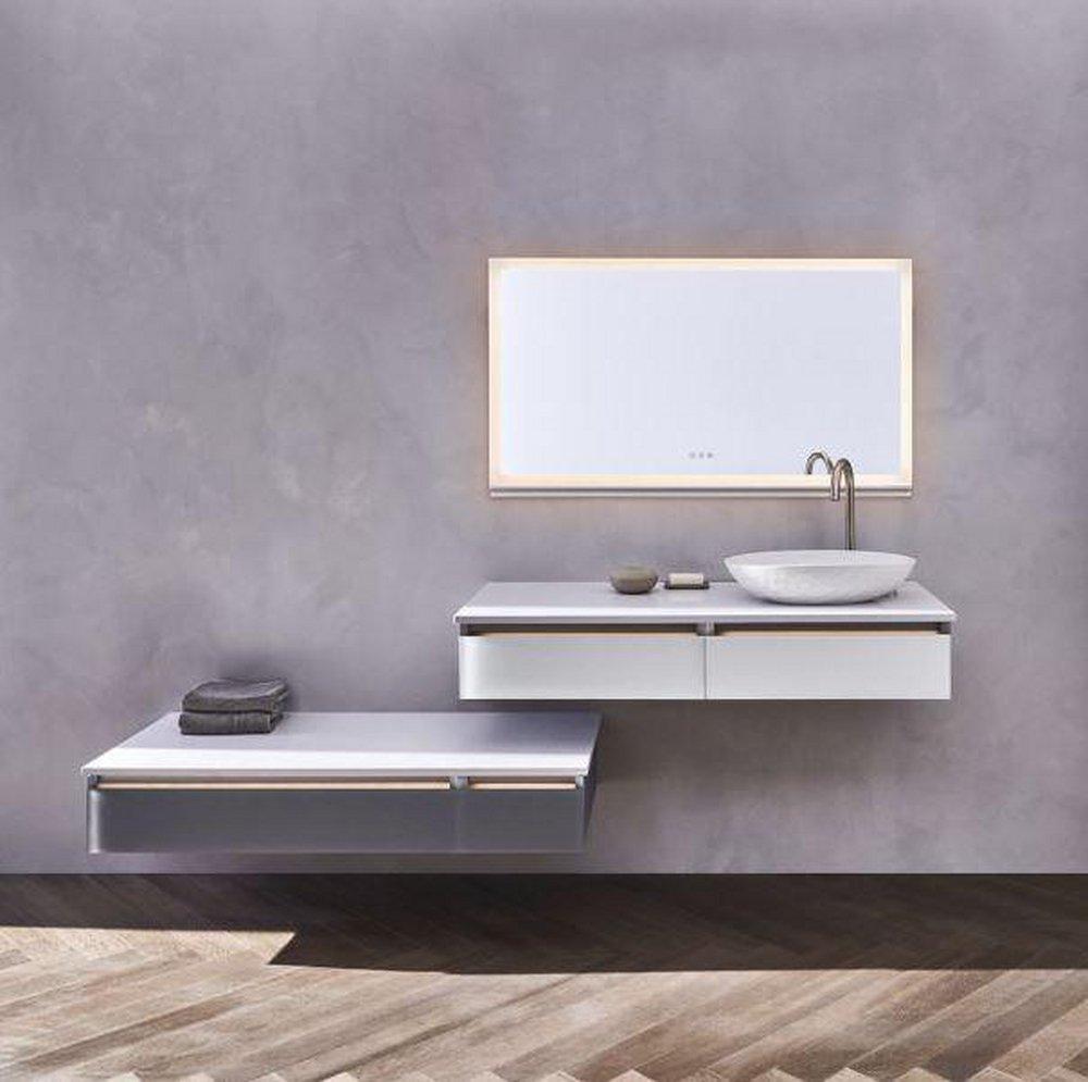 Robern Stainless Steel 30 x 27 in. Recessed, Semi-Recessed and Surface Mount Medicine Cabinet 