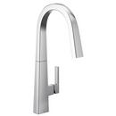 Single Handle Pull Down Kitchen Faucet in Chrome