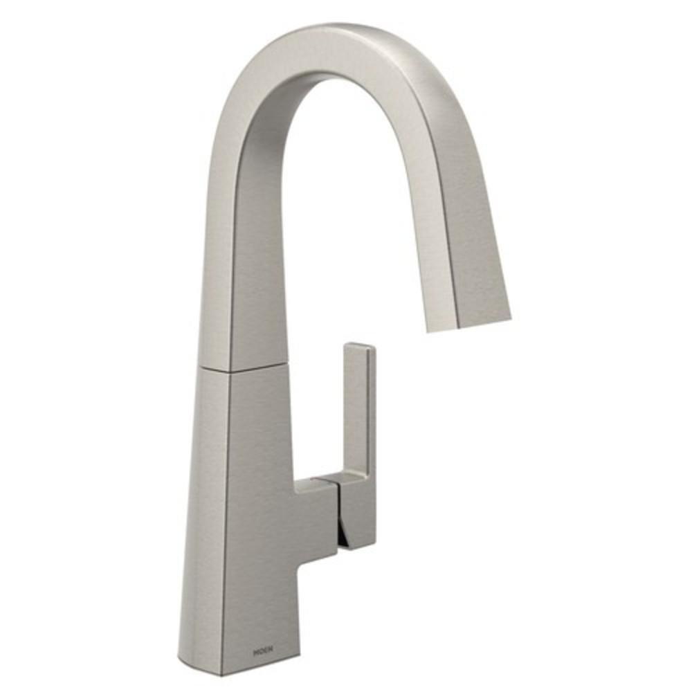 Moen Spot Resist&trade; Stainless Single Handle Lever Bar Faucet 