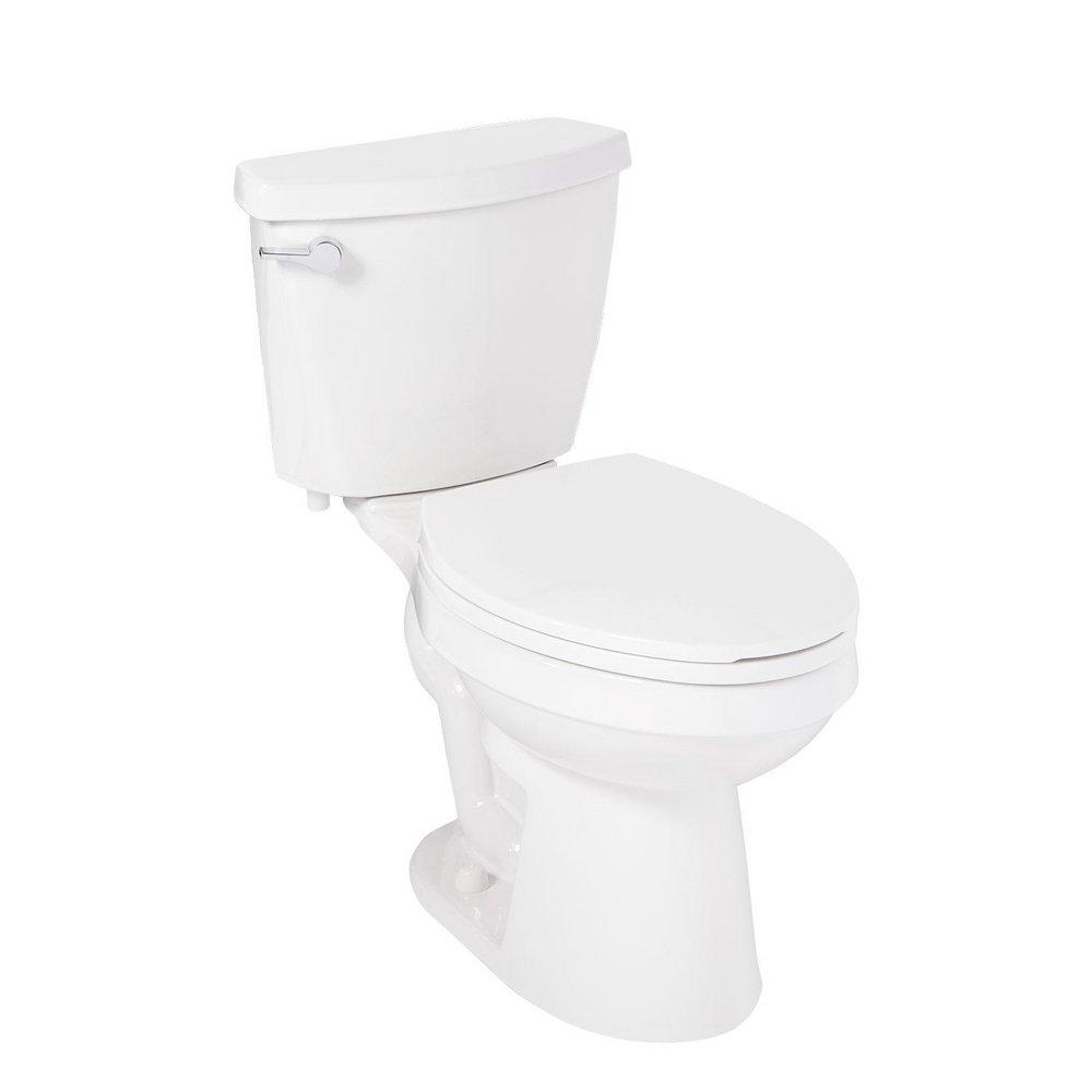 Signature Hardware White 1.28 gpf Two Piece Toilet Tank 