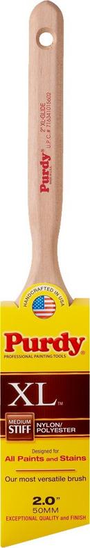 Purdy&reg; Natural Hardwood and Plastic Paint Brush and Angular Brush in Tan 