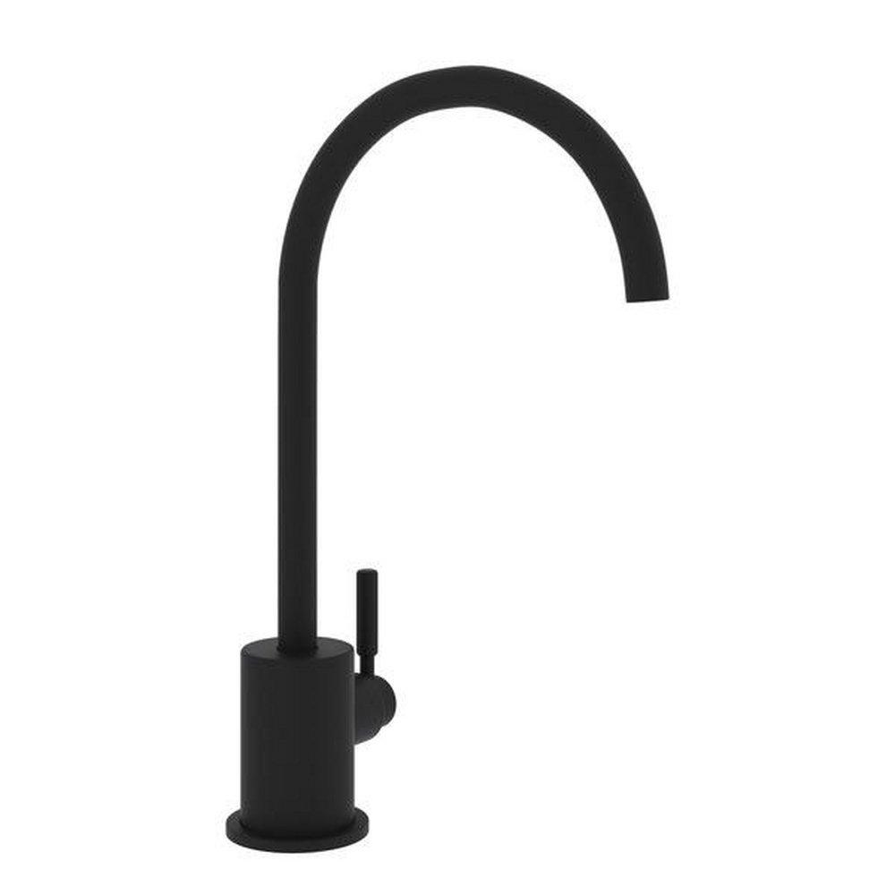 ROHL&reg; Matte Black Single Handle Lever Water Filter Faucet 