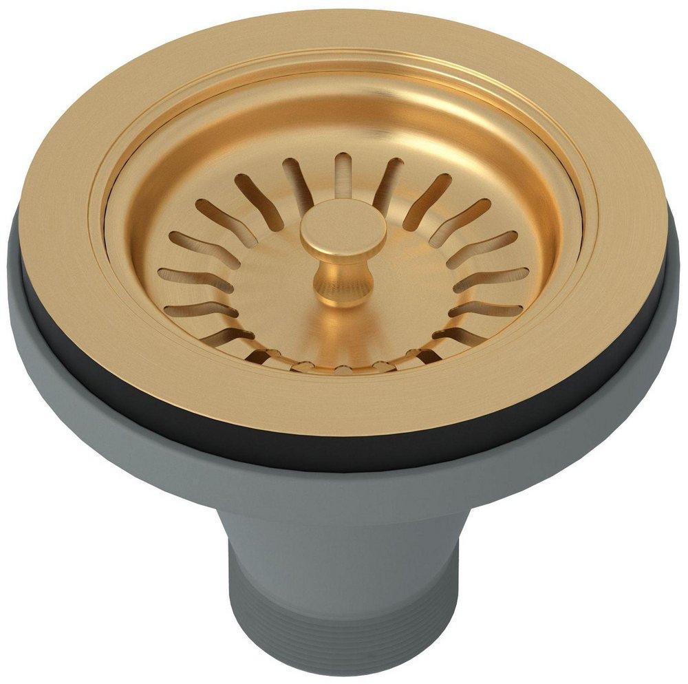 ROHL&reg; Satin English Gold Basket Strainer 