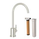 Single Handle Lever Water Filter Faucet in Polished Nickel