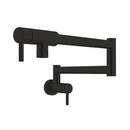 ROHL&reg; Matte Black Two Handle Lever Pot Filler 