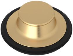 Brass Disposal Stopper in Satin English Gold