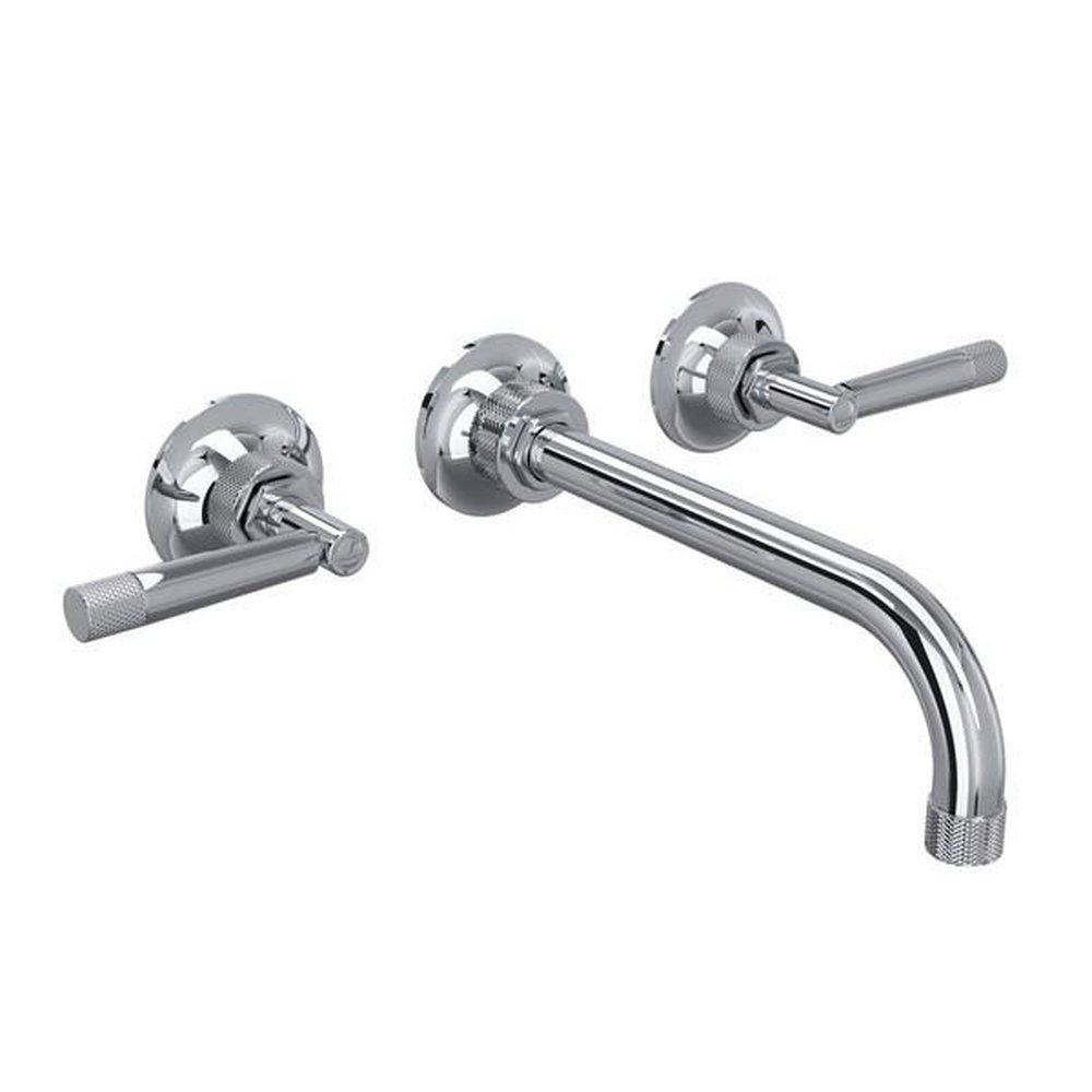 ROHL&reg; Polished Chrome Two Handle Wall Mount Filler (Trim Only) 
