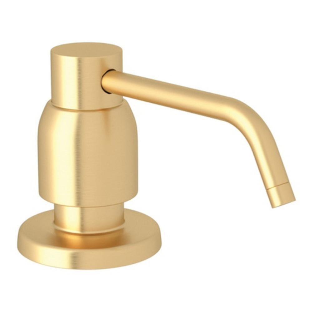 ROHL&reg; Satin English Gold 2-3/4 in. 16 oz. Kitchen Soap Dispenser 
